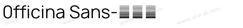 0fficina Sans字体转换